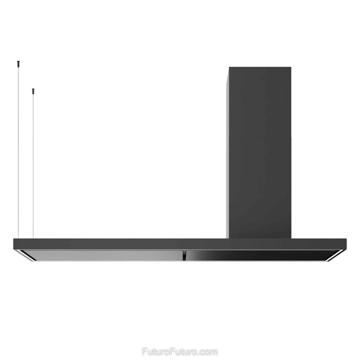 Futuro Futuro 69 Inch Turo Black Island Range Hood