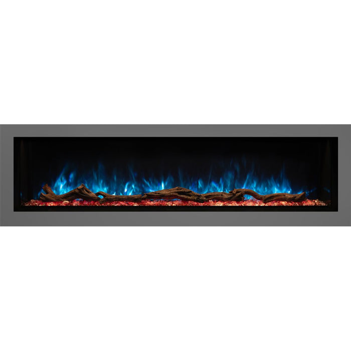 Blue Flame with Logs