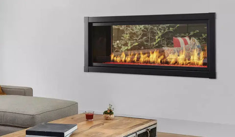 Monessen 48 Inch Artisan Vent Free See-Through Linear Gas Fireplace with IPI Plus Ignition