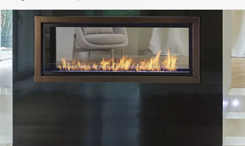 Monessen 48 Inch Artisan Vent Free See-Through Linear Gas Fireplace with IPI Plus Ignition