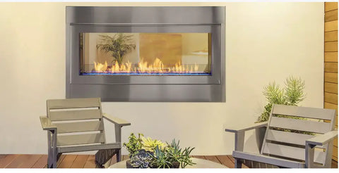 Monessen 48 Inch Artisan Vent Free See-Through Linear Gas Fireplace with IPI Plus Ignition