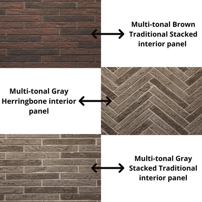 Monessen Lo-Rider 42 Inch LCUF Clean Face Vent Free Gas Firebox with Panels