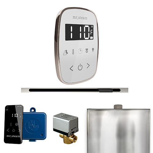 Mr. Steam Residential ButlerFlex Steam Linear Shower Control Package Polished Nickel
