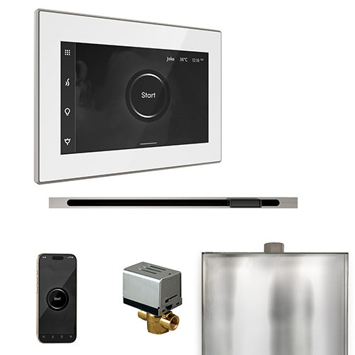 Mr. Steam Residential XButler Steam Shower Linear Control Package Brushed Nickel
