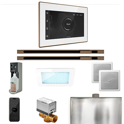 Mr. Steam Residential XDream Steam Shower Max Linear Control Package Nouveau Bronze
