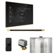 Mr. Steam Residential XButler Steam Shower Linear Control Package Polished Brass
