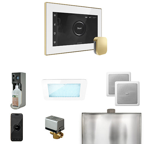 Mr. Steam Residential XDream Steam Shower Control Package Satin Brass

