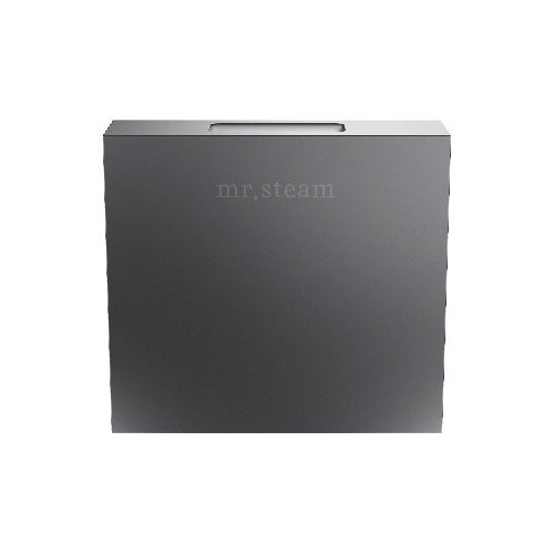 Mr. Steam Square Aroma Designer Finish SteamHead Satin Steel

