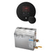 Mr. Steam 12kW MSSUPER Residential iTempo Steam Shower Generator Package Matte Black
