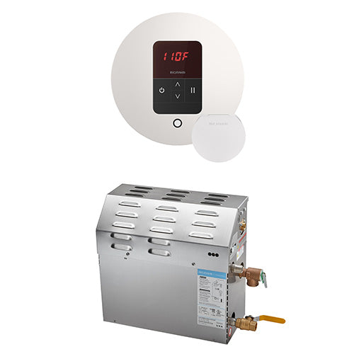 Mr. Steam 12kW MSSUPER Residential iTempo Steam Shower Generator Package White
