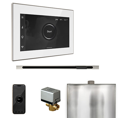 Mr. Steam Residential XButler Steam Shower Linear Control Package Polished Nickel
