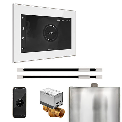 Mr. Steam Residential XButler Steam Shower Max Linear Control Package White
