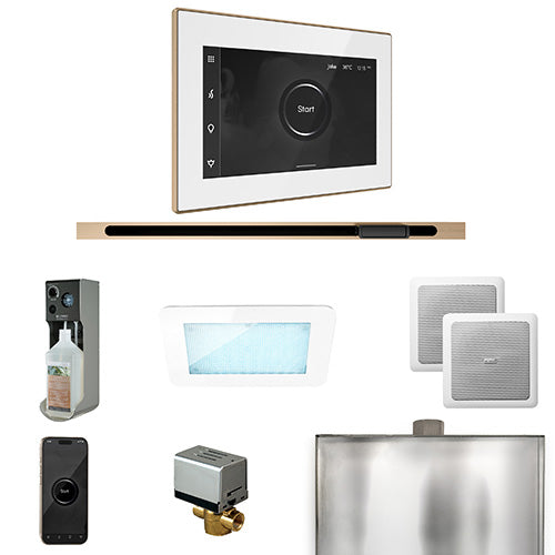 Mr. Steam Residential XDream Steam Shower Linear Control Package Brushed Bronze
