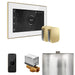 Mr. Steam Residential XButler Steam Shower Max Control Package Satin Brass
