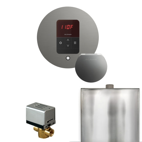 Mr. Steam Residential Basic Butler Steam Shower Control Package Satin Steel

