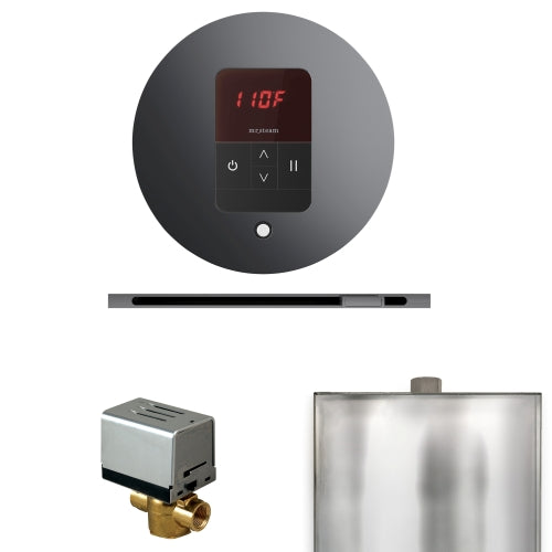 Mr. Steam Residential Basic Butler Steam Linear Shower Control Package Brilliant Black
