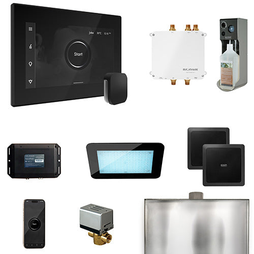 Mr. Steam Residential Bliss Steam Shower Control Package Matte Black
