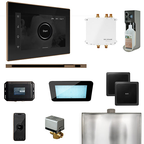 Mr. Steam Residential Bliss Steam Shower Linear Control Package Nouveau Bronze
