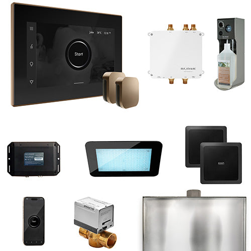 Mr. Steam Residential Bliss Steam Shower Max Control Package Nouveau Bronze
