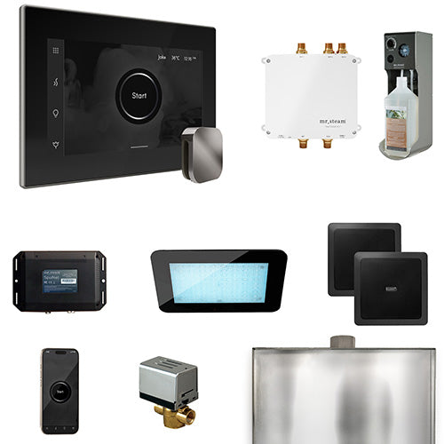 Mr. Steam Residential Bliss Steam Shower Control Package Brilliant Black
