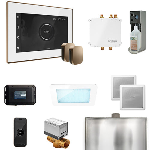 Mr. Steam Residential Bliss Steam Shower Max Control Package Nouveau Bronze
