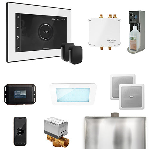 Mr. Steam Residential Bliss Steam Shower Max Control Package Matte Black
