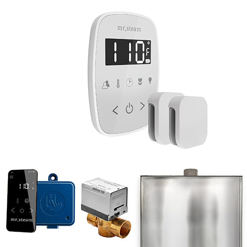 Mr. Steam Residential ButlerFlex Steam Shower Max Control Package White
