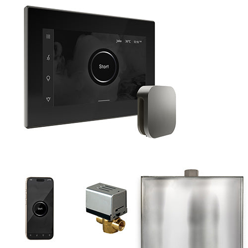Mr. Steam Residential XButler Steam Shower Control Package Satin Steel
