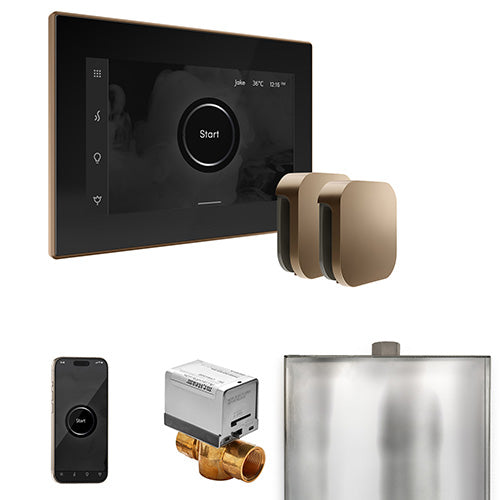 Mr. Steam Residential XButler Steam Shower Max Control Package Nouveau Bronze
