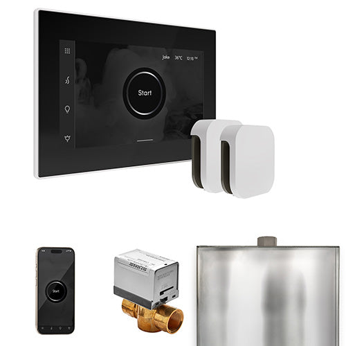 Mr. Steam Residential XButler Steam Shower Max Control Package White
