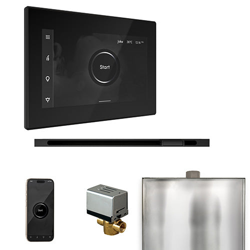 Mr. Steam Residential XButler Steam Shower Linear Control Package Matte Black

