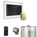 Mr. Steam Residential XButler Steam Shower Control Package Satin Brass
