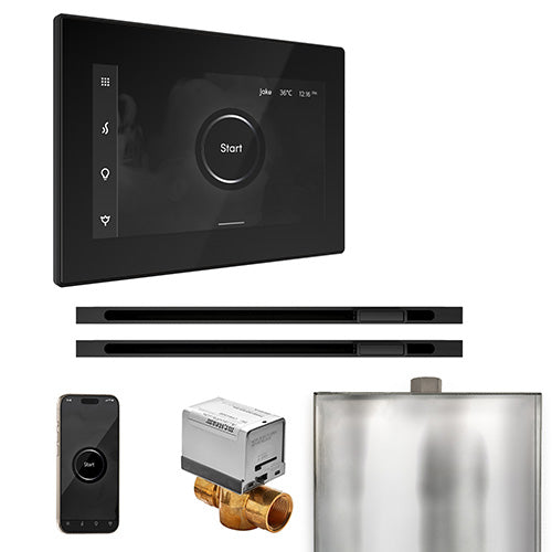 Mr. Steam Residential XButler Steam Shower Max Linear Control Package Matte Black
