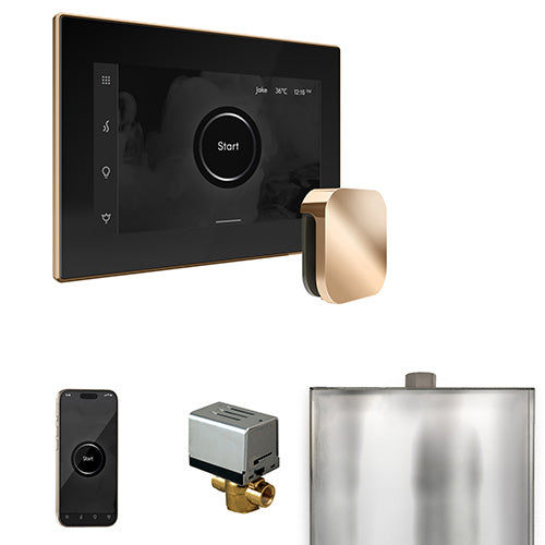 Mr. Steam Residential XButler Steam Shower Control Package Polished Gold
