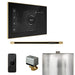 Mr. Steam Residential XButler Steam Shower Linear Control Package Satin Brass
