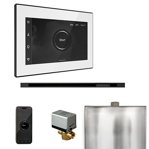Mr. Steam Residential XButler Steam Shower Linear Control Package Matte Black
