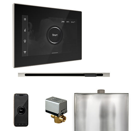 Mr. Steam Residential XButler Steam Shower Linear Control Package Polished Nickel
