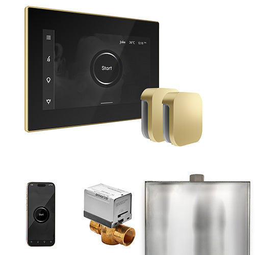 Mr. Steam Residential XButler Steam Shower Max Control Package Satin Brass
