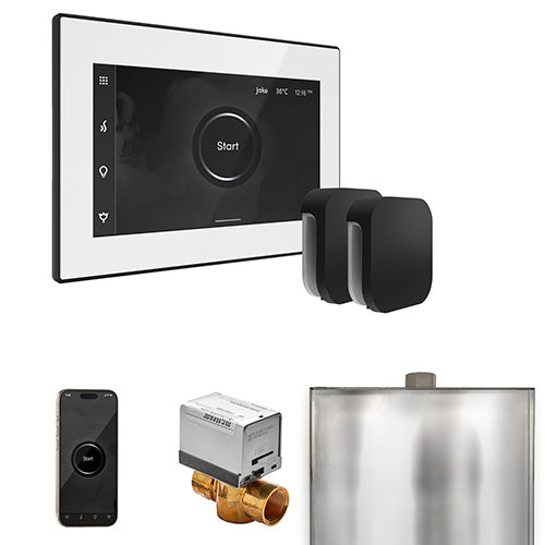 Mr. Steam Residential XButler Steam Shower Max Control Package Matte Black
