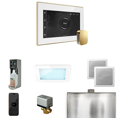 Mr. Steam Residential XDream Steam Shower Control Package Polished Brass
