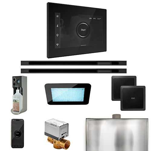 Mr. Steam Residential XDream Steam Shower Max Linear Control Package Matte Black
