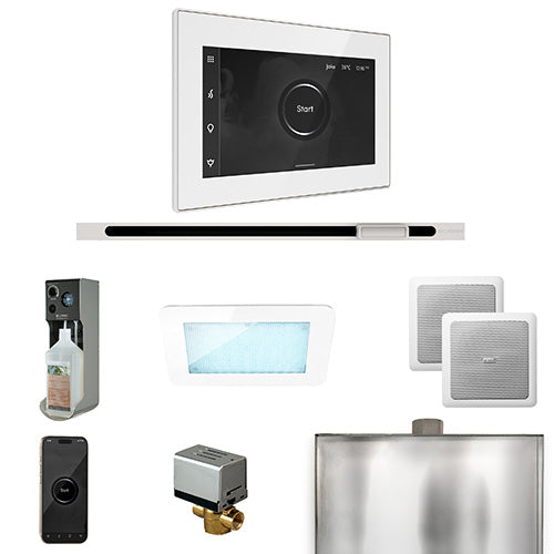 Mr. Steam Residential XDream Steam Shower Linear Control Package White
