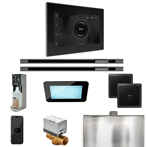 Mr. Steam Residential XDream Steam Shower Max Linear Control Package Satin Steel
