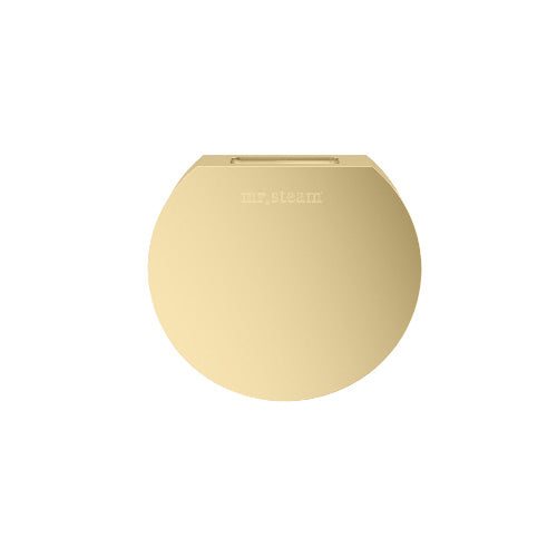 Mr. Steam Round Aroma Designer Finish SteamHead Satin Brass
