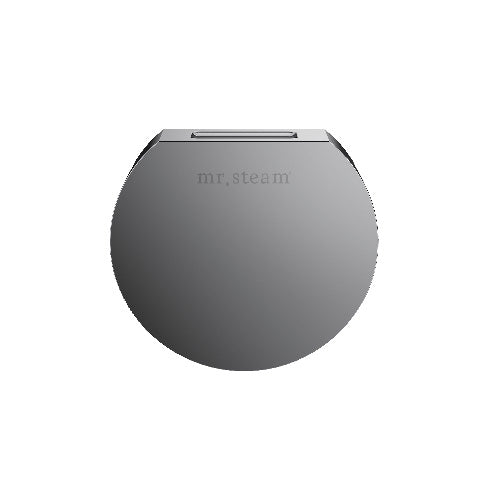 Mr. Steam Round Aroma Designer Finish SteamHead Brilliant Black
