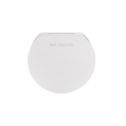 Mr. Steam Round Aroma Designer Finish SteamHead White
