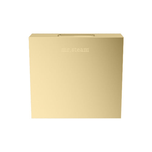 Mr. Steam Square Aroma Designer Finish SteamHead Satin Brass

