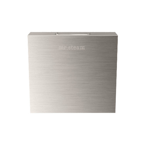 Mr. Steam Square Aroma Designer Finish SteamHead Brushed Nickel
