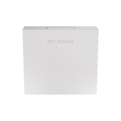 Mr. Steam Square Aroma Designer Finish SteamHead White
