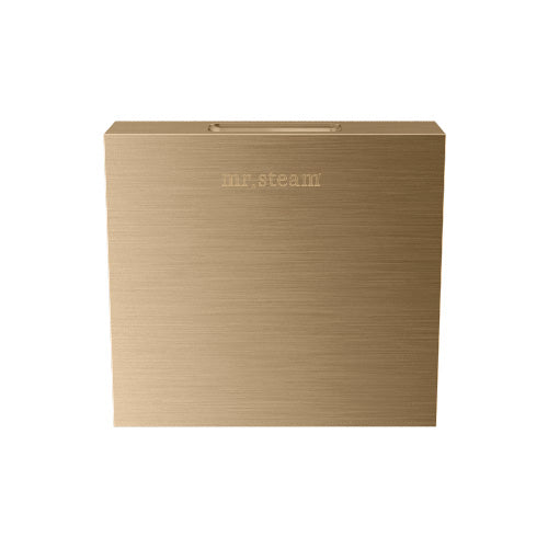 Mr. Steam Square Aroma Designer Finish SteamHead Brushed Bronze
